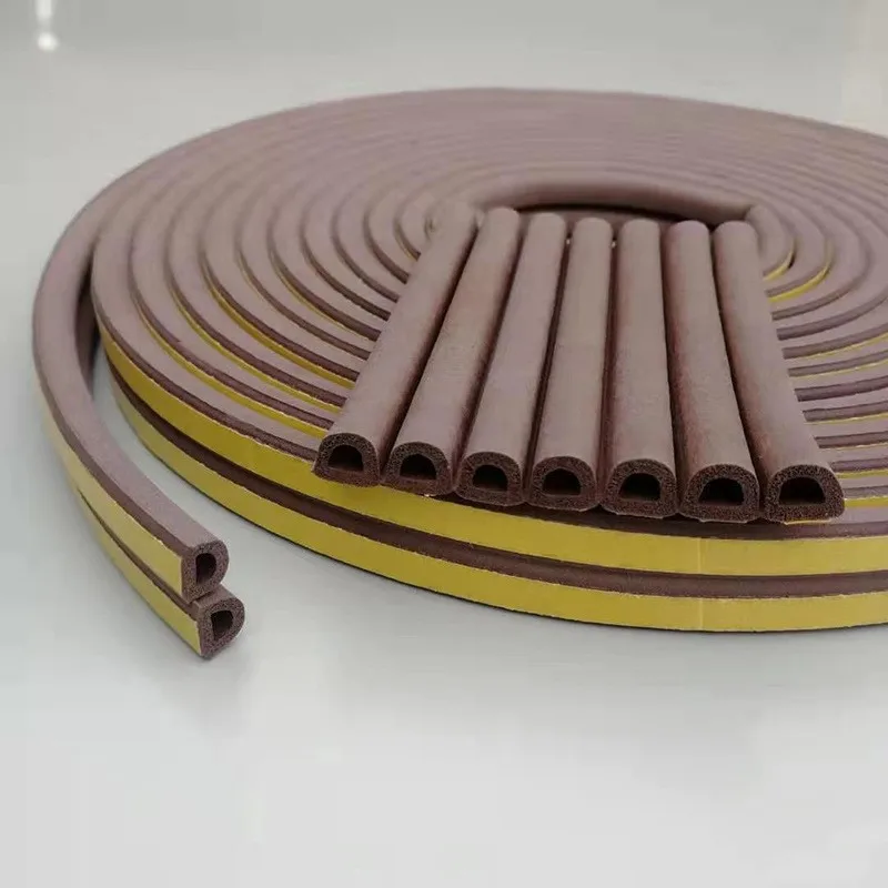 

1 шт. 5 м самоклеящаяся D-образная пена для дверей и окон, звукоизоляционная уплотнительная лента, пеноизоляция, уплотнение двери, акустическ...