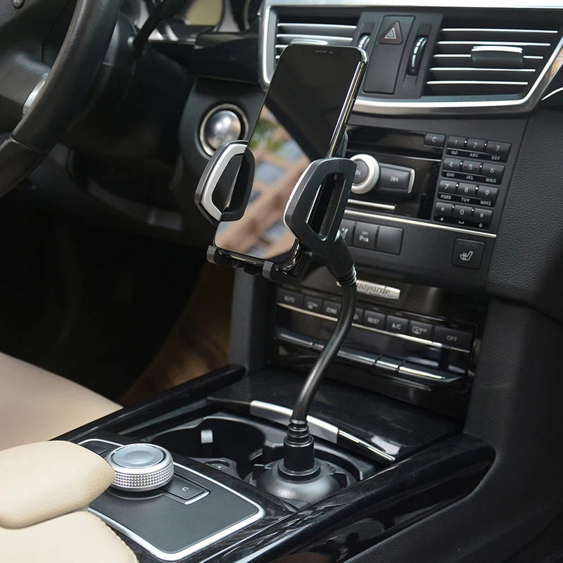 car cup holder universal phone mount adjustable gooseneck cup cellphone holder cradle car mount free global shipping