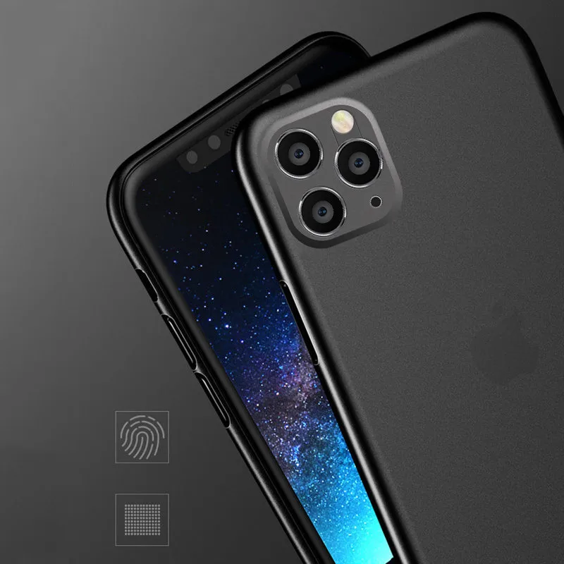 KJOEW Transparent 0.26mm Ultra Thin Matte Phone Case For iPhone 7 8 6 6s Plus 11 Pro X XR XS Max Shockproof Slim Cover Capa |
