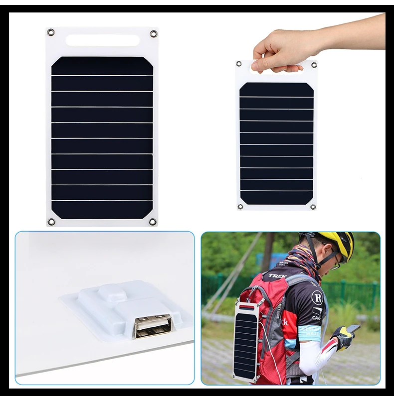 Солнечная панель 10 Вт 5 В солнечная батарея USB зарядная плата уличный портативный