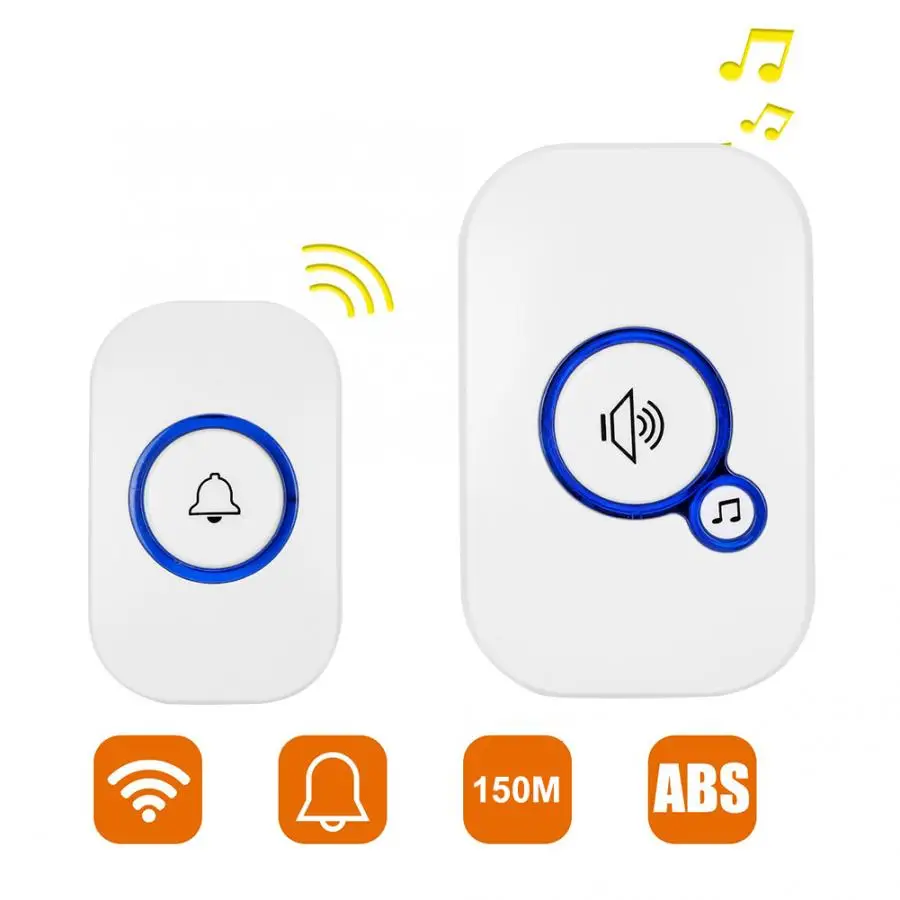 Умный беспроводной дверной звонок домашняя охранная сигнализация 100 220 в EU|Сенсор