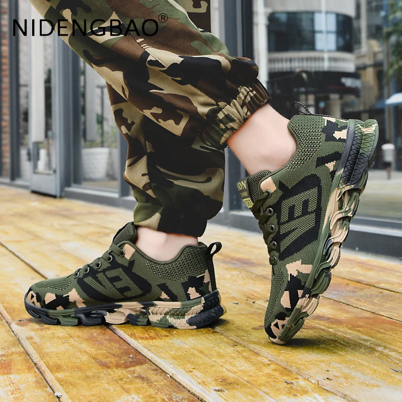 Men Sneakers Women Running Shoes Outdoor Running Jogging Boys Girls Student Military Training Mountaineering Casual Sports Shoes