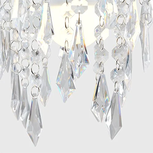 Элегантная люстра дизайнерская потолочная фотолюстра с красивыми прозрачными