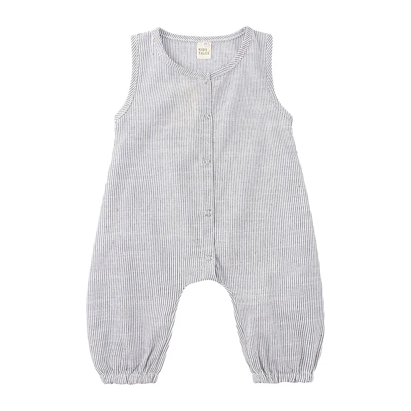 Новинка для маленьких мальчиков и девочек одежда новорожденных Ползунки летнее