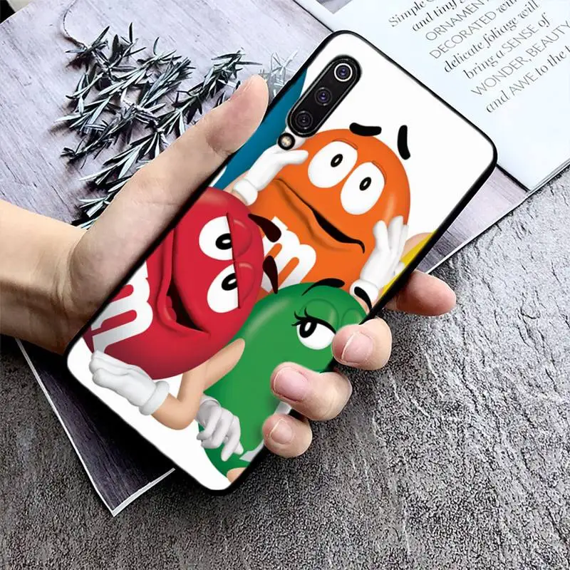 

Cute M &M'S Chocolate Phone Case Phone Case For Xiaomi mi9 mi8 F1 9SE 10lite note10lite Mi8lite Back Coque xiaomimi5x
