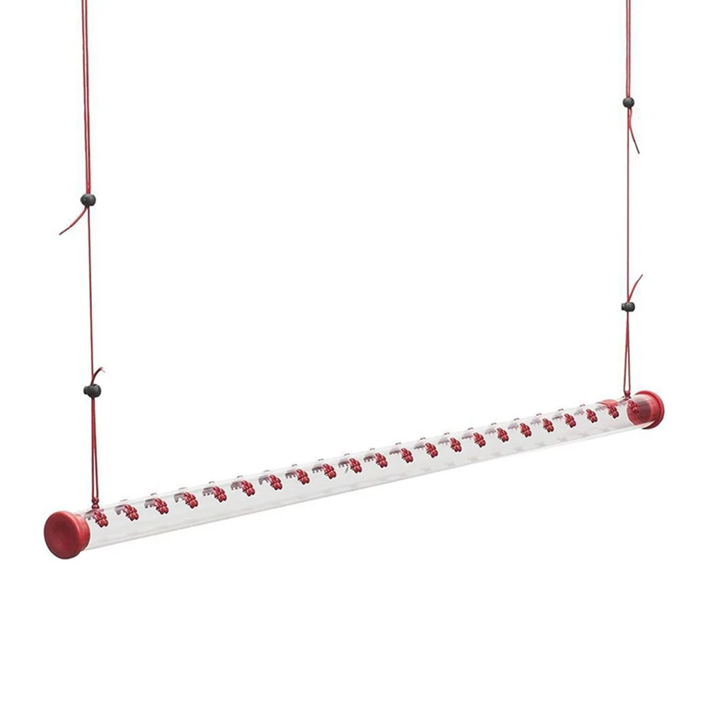 

Bright Red Transparent Polycarbonate Feeder Best Hummingbird Feeder, Easy To Clean, Spring And Summer Decoration