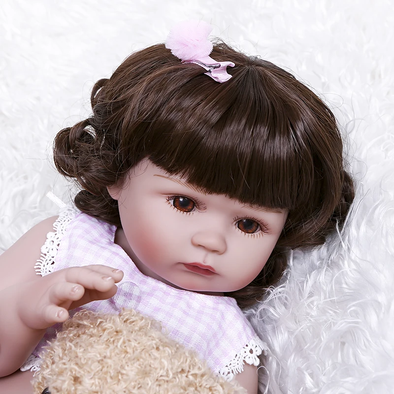 47CM big baby Original NPK new full body very soft silicone bebe doll reborn toddler girl princess Christmas Surprice | Игрушки и хобби