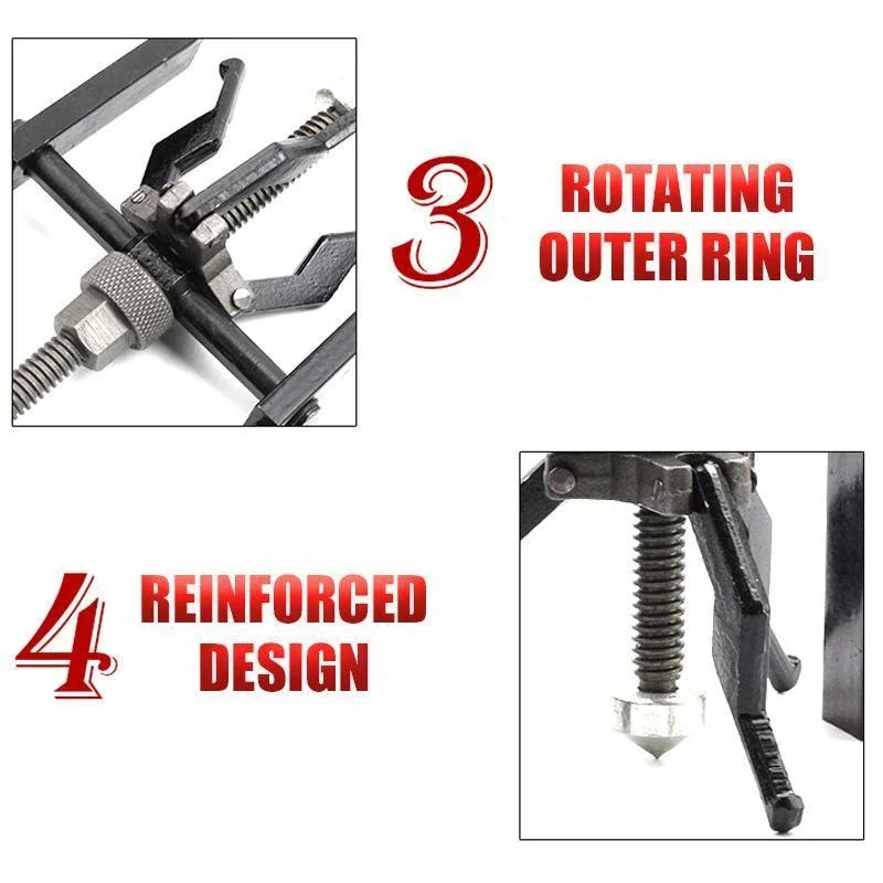 

3-Jaw Inner Bearing Puller Gear Extractor Heavy Duty Automotive Machine Tool Kit Car Repair Tools