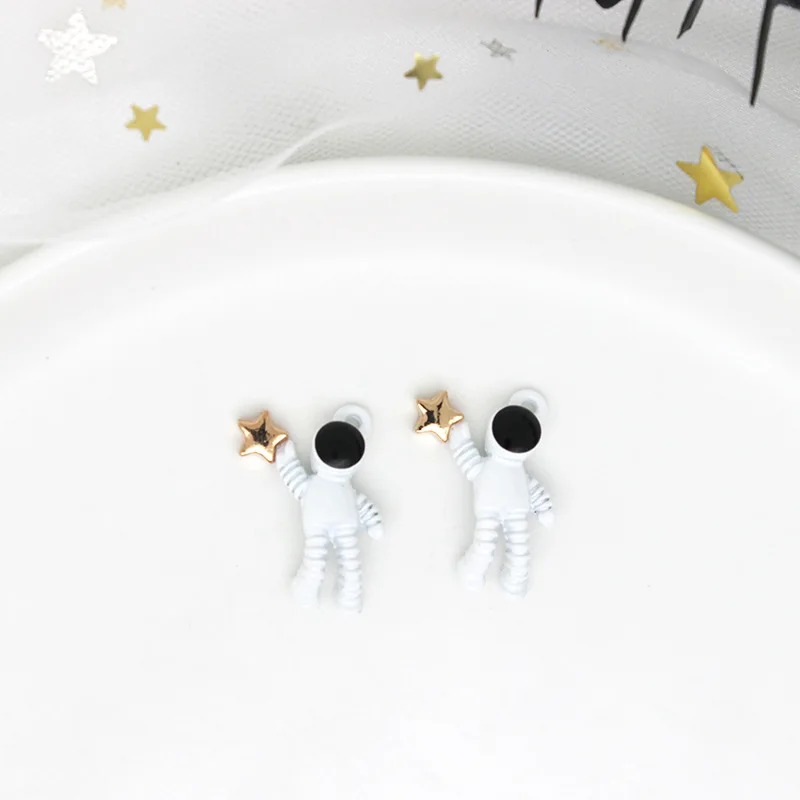 

Sansango 10Pcs Cute Astronaut Enamel Charm For Jewelry Making Fashion Earring Necklace Bracelet Pendant Accessories