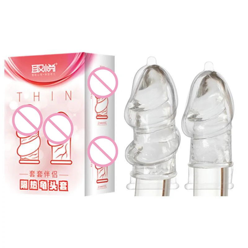 2 шт. Силиконовые презервативы для задержки эякуляции | Красота и здоровье