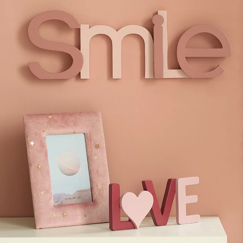 

Украшения в скандинавском стиле с буквами, для дома, гостиной, ТВ, фона, украшения стен для детской спальни, креативные подвески