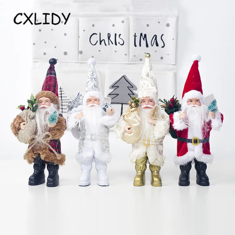 Santa Claus Doll Mini Creative Cloth Home Decoration Ornaments Christmas Party Supplies Gifts qq177 | Дом и сад
