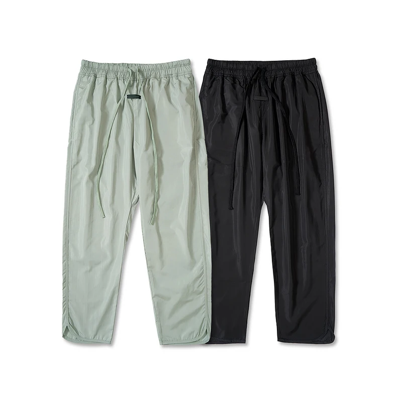 

New Essentials Men Pants Letter Printed Woven Nylon Casual Pants Soft Streetwear Causal Jogging Trousers Spring and Summer