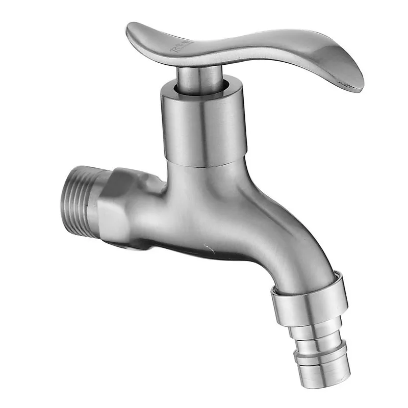 

Однорычажный смеситель G1/2, кухонный кран из нержавеющей стали с матовой поверхностью, крепление на стену