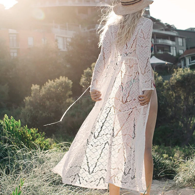 Сексуальное длинное пляжное покрывало для бикини женский купальник Пляжное