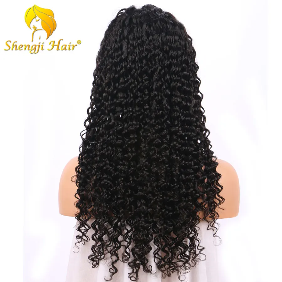 

360 Lace Frontal Wigs For Black Women Brazilian Remy Hair Curly Lace Human Hair Wigs Pre Plucked With Baby Hair SHENGJI Hair