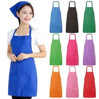 1 pc kitchen wipeable waterproof oil proof black kitchen nail shop apron for women baking accessories gadgets dropshipping