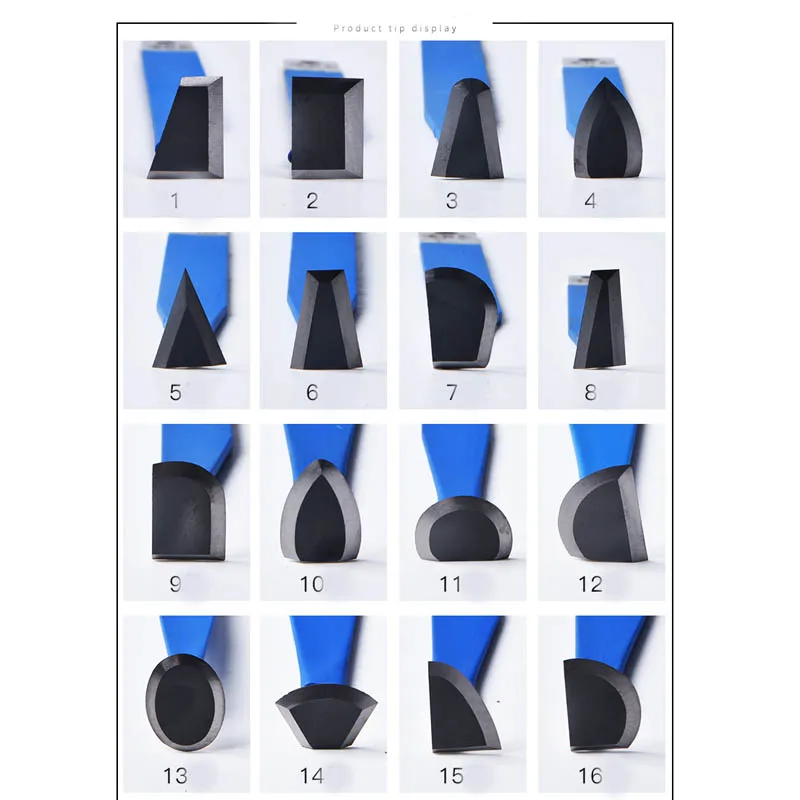 Набор ножей из вольфрамовой стали керамические инструменты полный набор 16 видов