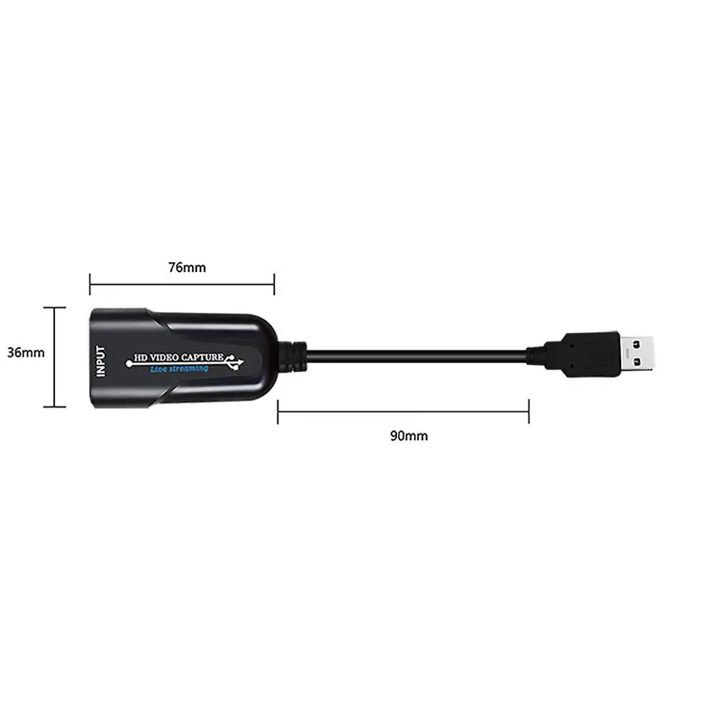Portable USB 3.0 HDMI Video Capture Card 1080P Reliable streaming Adapter For PS4 Game DVD Camcorder HD Camera Recording Live |