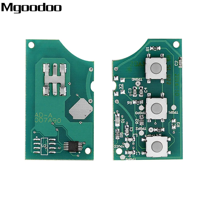Mgoodoo 2 шт. 433 МГц Автоматический Дистанционный складной ключ вход Fob ID48 чип