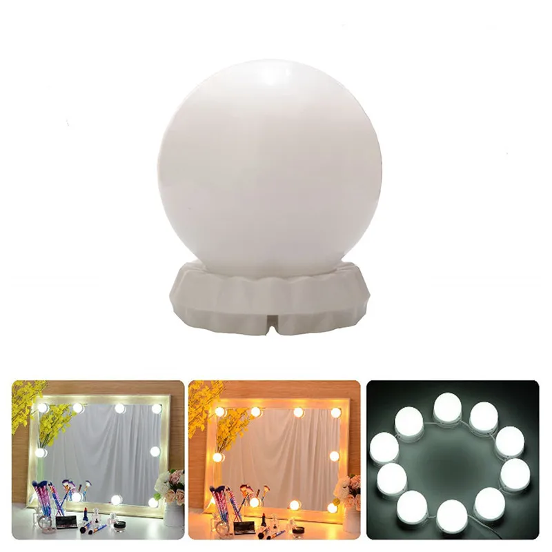 Для нанесения макияжа) со светодиодной подсветкой по краю и зеркальный