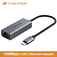 2021 new usb c ethernet adapter 100mbps usb c to rj45 lan for pc laptop dell macbook air type c network card c360