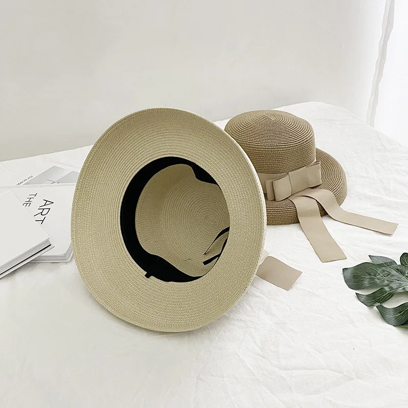 202104-may-js new summer paper patchwork cloth brim sunshade  lady bucket cap  women  fishermen hat