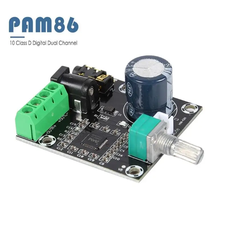 PAM8610 усилитель класса D цифровой двухканальный 12 В мощности аудио Плата модуль PAM86