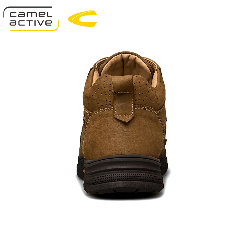 Camel Active новинка мужские высокие походные ботинки прочные Нескользящие теплые
