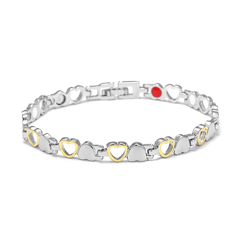 Браслет для женщин и мужчин браслет с сердечками магнитный цепочка | Украшения