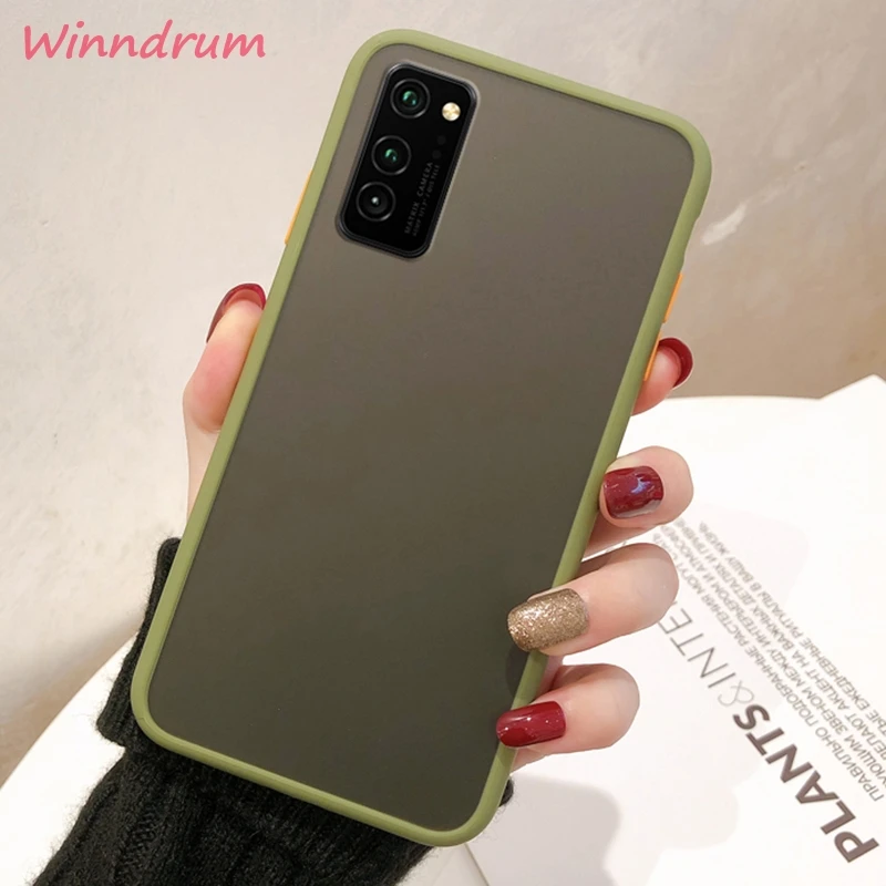 Чехол для Samsung Galaxy S20 PLUS ультраударопрочный полупрозрачный армированный жесткий