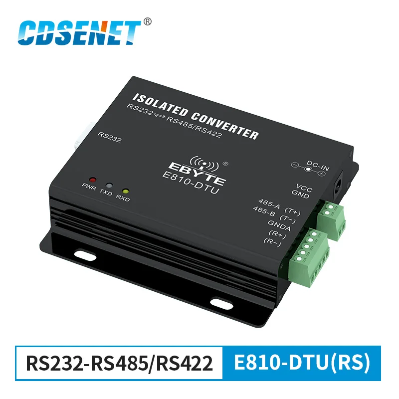 RS232 RS485 RS422 Isolated Bidirectional Converter CDSENET E810-DTU(RS)  Wireless Transparent Transmission Modem