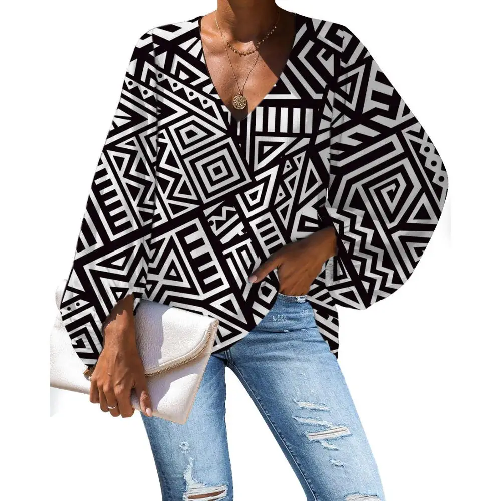 

HYCOOL Осень Женские топы и блузки, традиционная племенная женская модная обувь из мягкой дышащей ткани, повседневная одежда для детей вечерни...