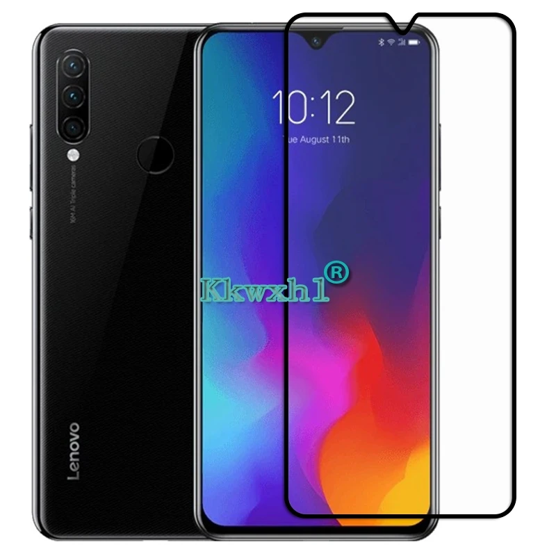 9H HD полное покрытие цветное закаленное стекло для Lenovo K10 Note 6,3 