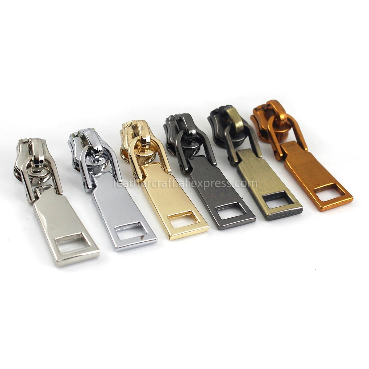 Металлические слайдеры на молнии 5 # для курток одежды пальто Съемники головы