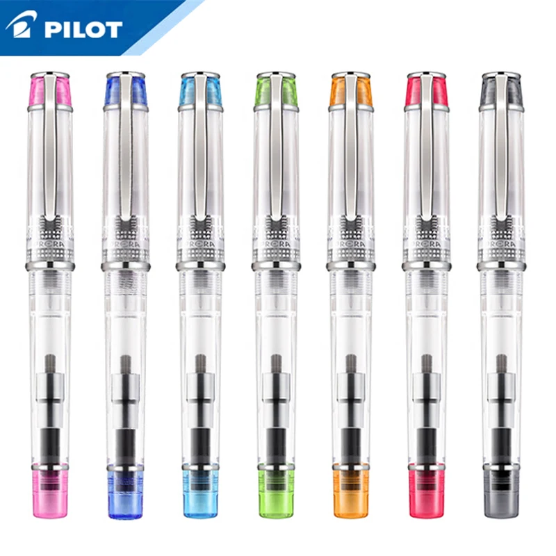 

Ручка перьевая Pilot Prera с прозрачным корпусом, конвертер чернил Con40, наконечник F/M, идеальный подарок, каллиграфия, принадлежности для письма