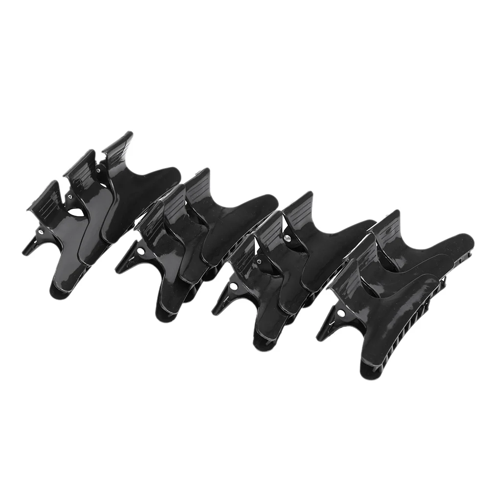 12 шт. модный пластиковый черный парикмахерский инструмент Бабочка заколка для