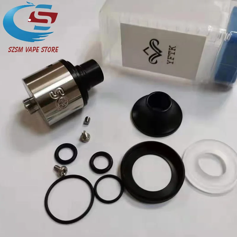 YFTK SQuape S BF RDA MTL 22 мм распылитель воздушного потока DL/MTL с одной катушкой чистый