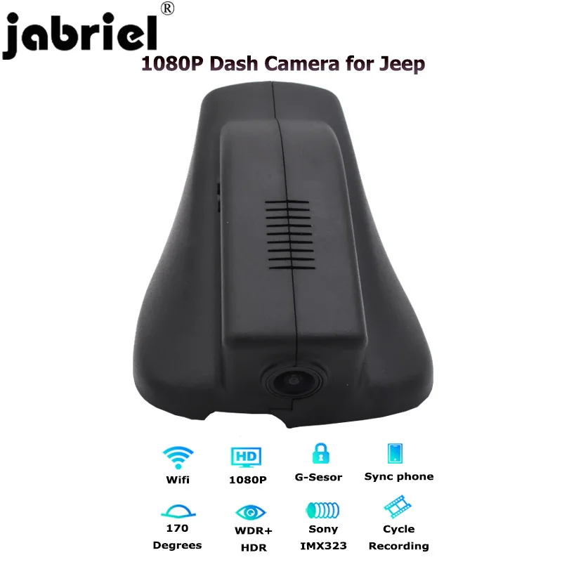 Jabriel 1080P Автомобильная камера Скрытая камера Wi-Fi автомобильный видеорегистратор для jeep Compass ренегатский Чероки Grand Commander Патриот Grand Cherokee