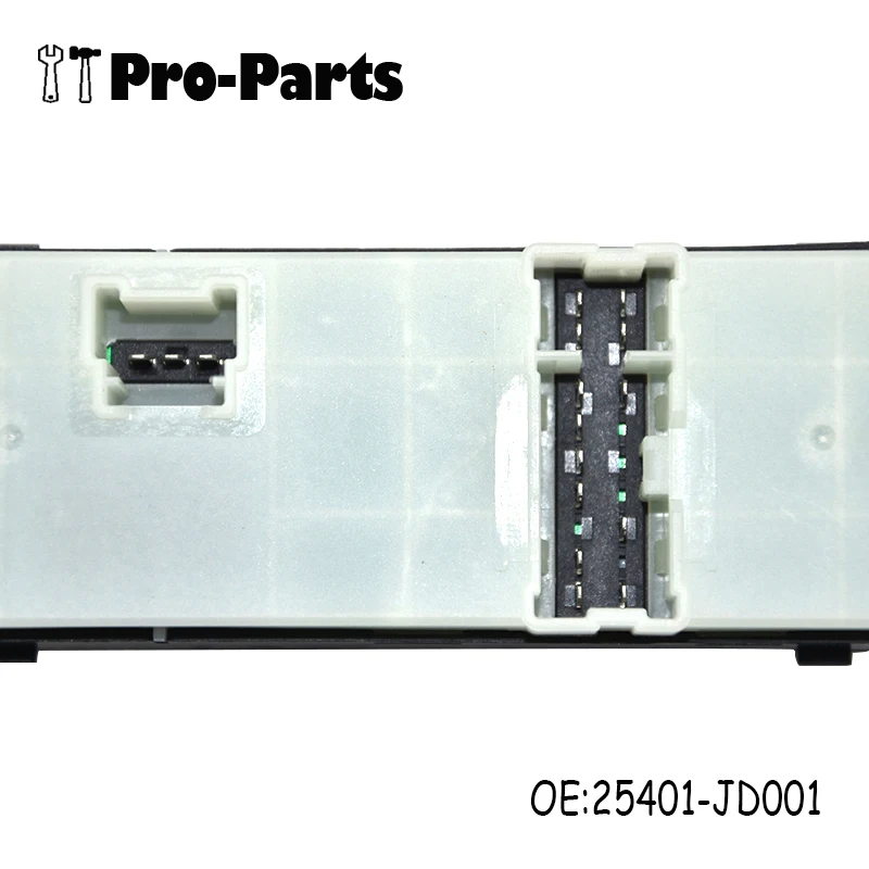 25401-JD001 New Master Electric Power Window Control Switch For Nissan Navara D40 2004-2016 Qashqai J10 2.0 dCi 4WD 25401JD001 | Автомобили