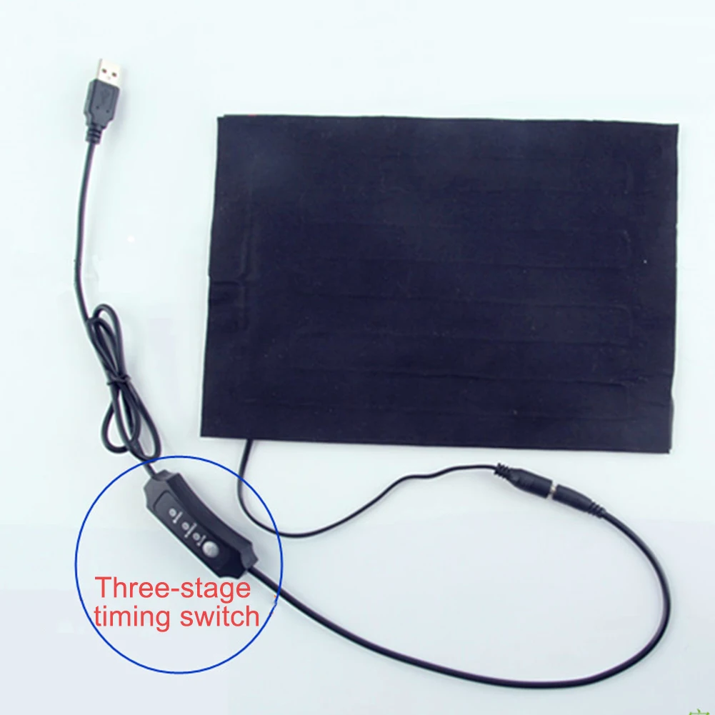 Горячая Распродажа 5V коврик из углеродного волокна для подогрева моющийся