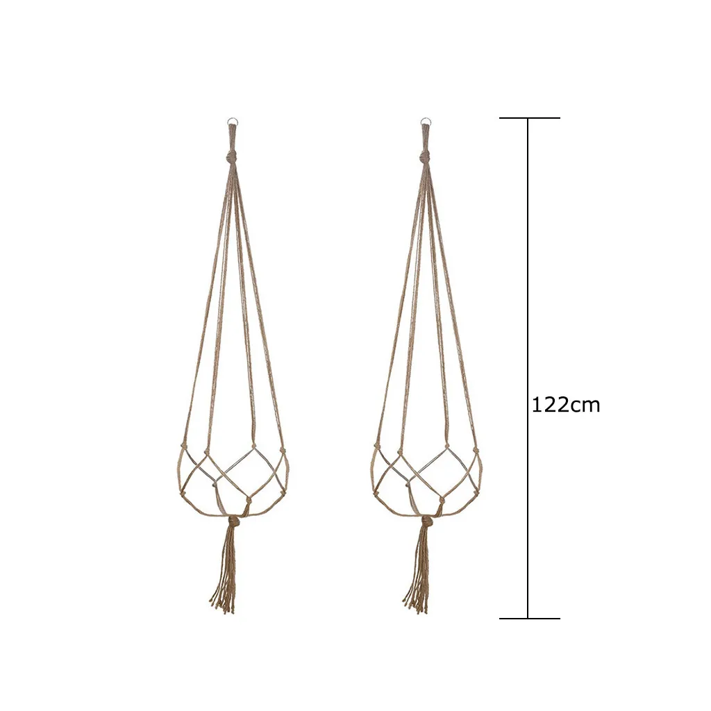 

Macrame Plant Hangers Hanging Basket Hanging Plant Holder Bohemian Decor PlantFor Home Durable Convenient and Practical