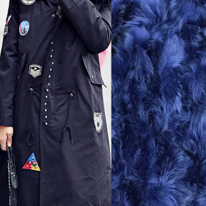 

Women New Fashion 2020 Luxurious Large Raccoon Fur Collar Hooded Coat Warm Fox Fur Liner Parkas Long Winter Thick Real Fur HF358