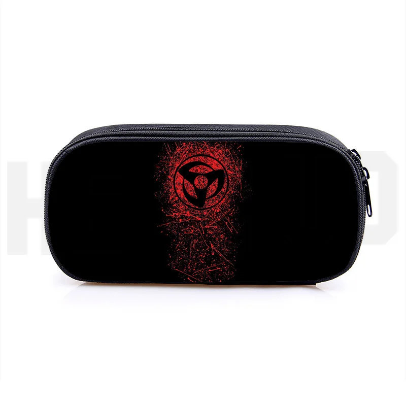 

3D Print Anime Akatsuki School Pencil Bag Pencil Case Cartoon Makeup Bag Zipper Pouch Double Layer Students Stationery Pouch Hot