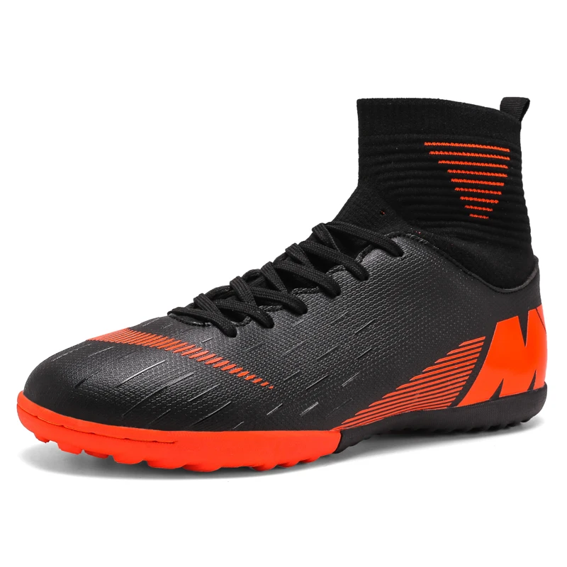 Брендовые лидер продаж мужские s футбольные шипы высокие по щиколотку футбольная