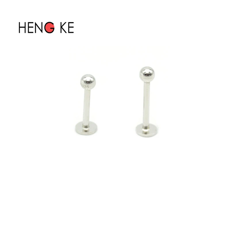 Кольцо для губ и бровей из серебра 925 пробы 1 шт. | Украшения аксессуары