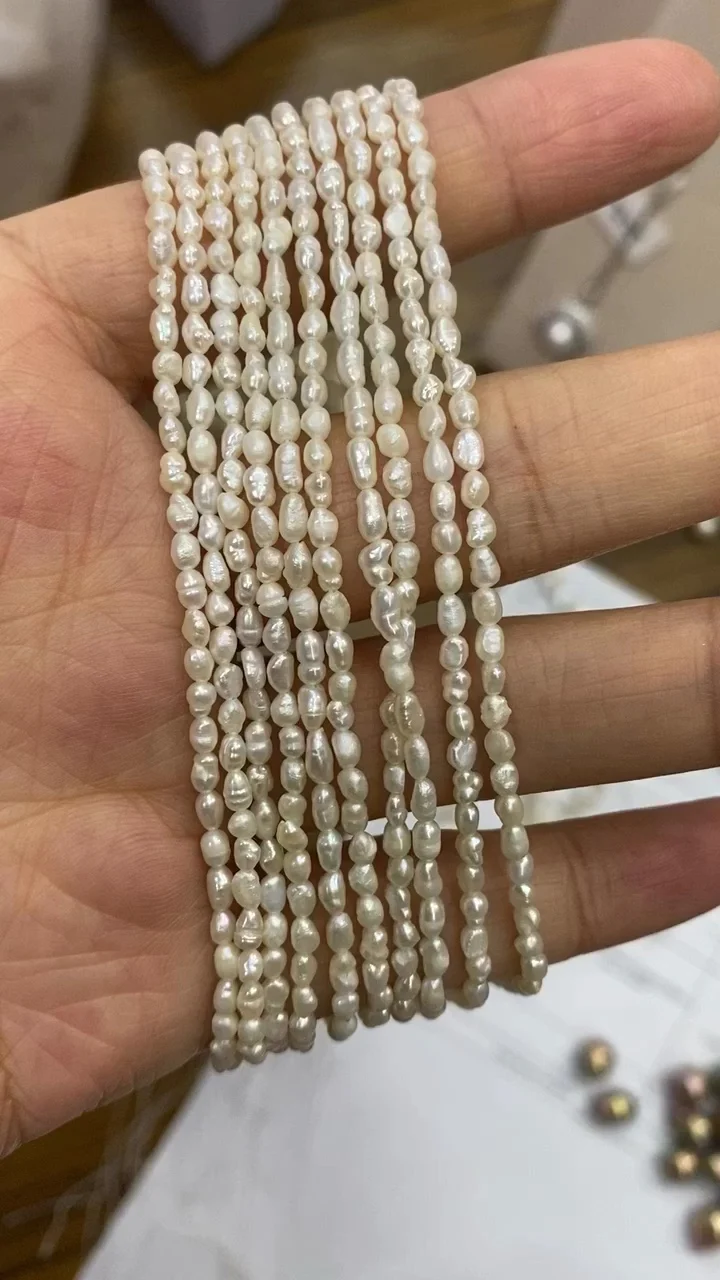 

Wholesale 4-5mm Baroque Freshwater Pearl Bead Strand