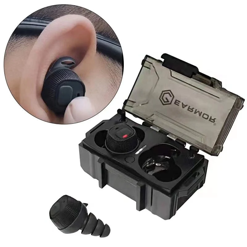 EARMOR Shooting Headphones Electronic Earplugs Headset Anti Noise Ear Plug Canceling for Hunting Silicone Earmuffs NRR22db | Спорт и