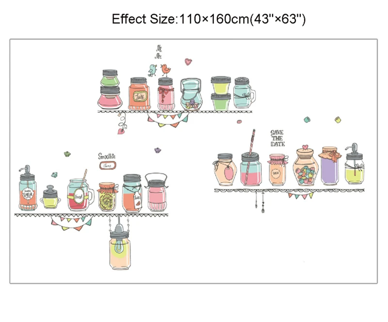 

Cartoon Plant Pot Wall Sticker Kawaii Home Decor for Girls Room Kids Bedroom Living Room Wall Decoration Self-Adhesive Wallpaper
