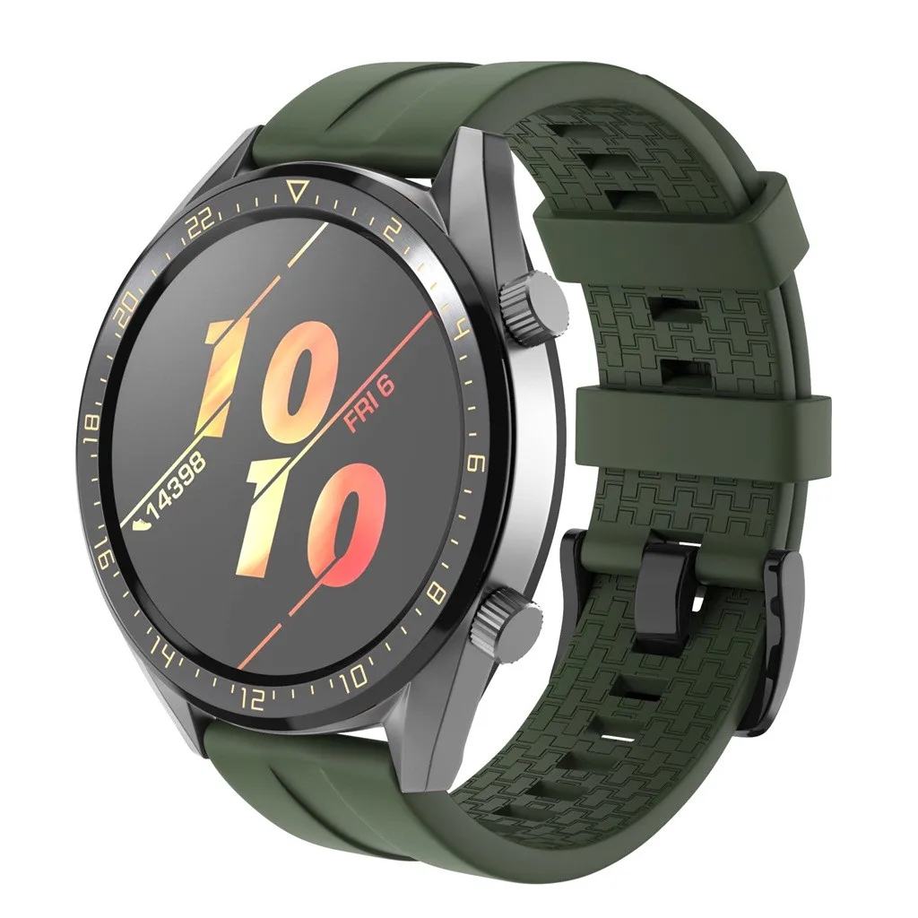 Спортивный силиконовый ремешок для наручных часов huawei Watch GT Active 46 мм Honor Magic